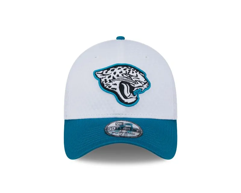 Jacksonville Jaguars 2024 Training White 39THIRTY Stretch Fit