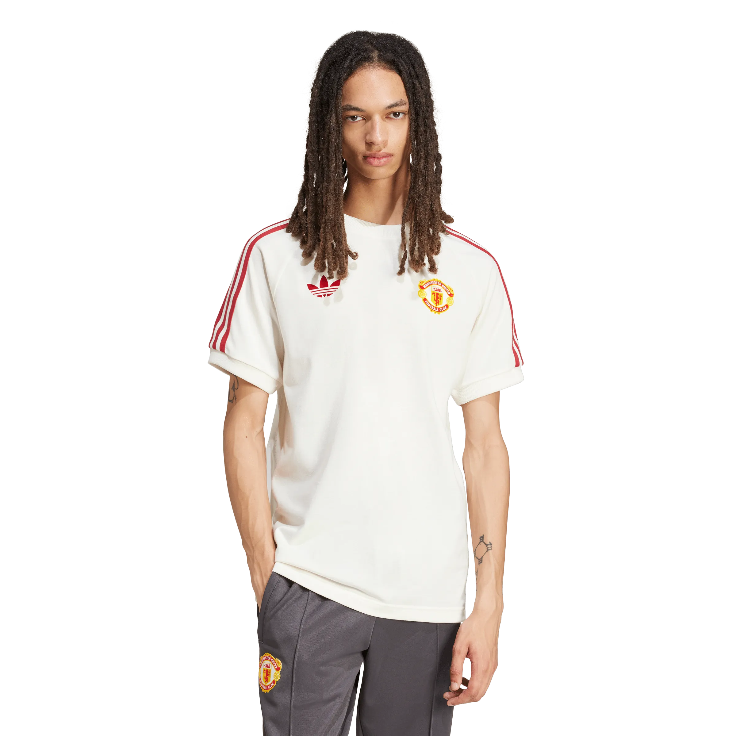 Manchester United Originals 3-Stripes T-Shirt (IY0045)